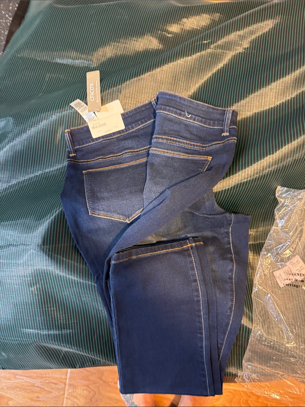 Chico's Women's Dark Blue Skinny Jeans